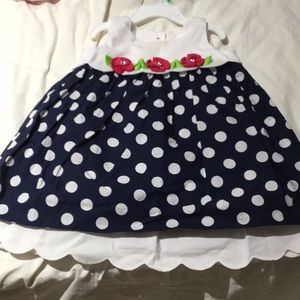 Willow Blossom 24m Navy white dress worn once